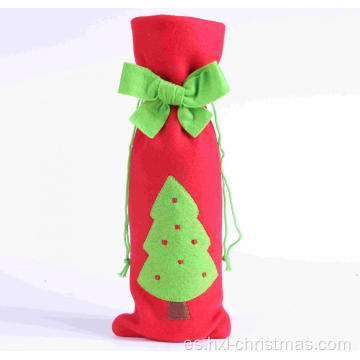 Vestido de Navidad Tapa de botella Decoración de botella de vino